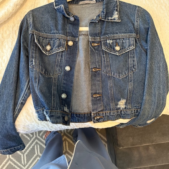 LF cropped denim jacket - Picture 2 of 2